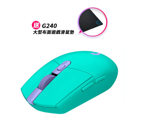 G304 LIGHTSPEED 無線電競滑鼠
 送G240布面滑鼠墊